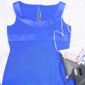 NWOT St. John Sparkle Royal Blue Evening Dress